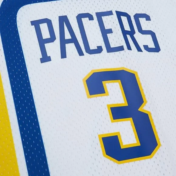 MENS MITCHELL & NESS NBA WHITE HWC JERSEY PACERS 2003 AL HARRINGTON